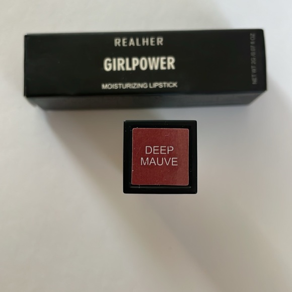 Realher girl power moisturizing lipstick in deep mauve - Picture 7 of 11